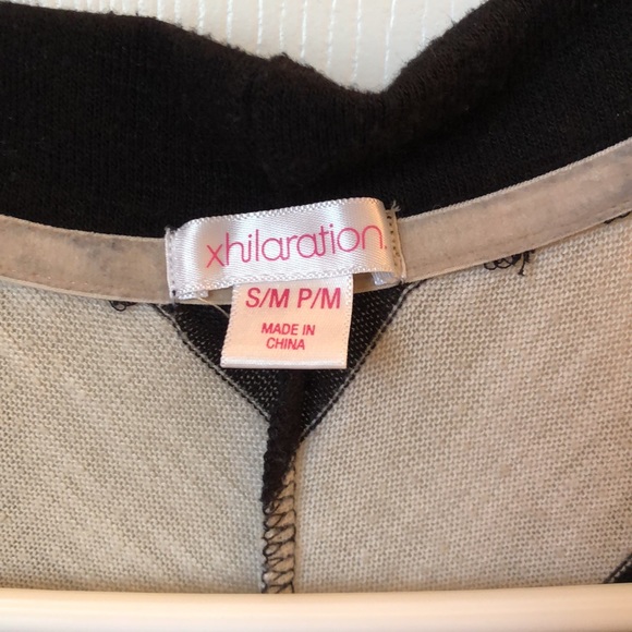 Xhilaration Long Open Front Cardigan w/ 3/4 Sleeves - Picture 3 of 4